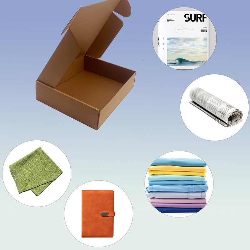 Livejun 12x10x3 inch Shipping Boxes Pack of 20, Brown Corrugated Cardboard Box Mailer Boxes for Packaging Small Business Shipping，Recyclable Moving Storage Mailing Boxes Bulk Book Literature Gift Giving - Image 2